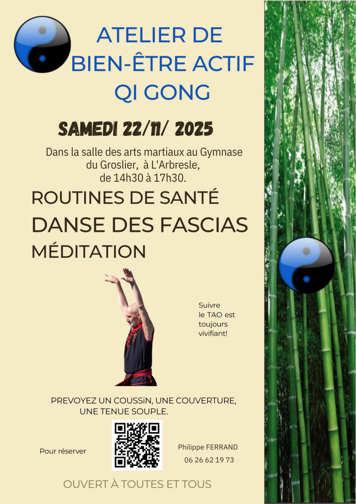 Atelier de bien-être, Qi Gong, Ouest Lyonnais